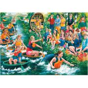 Puzzle Falcon Regata de Coracles de 1000 peças