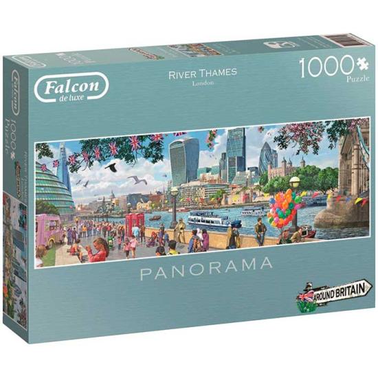 Puzzle Falcon River Thames, Londres 1000 peças