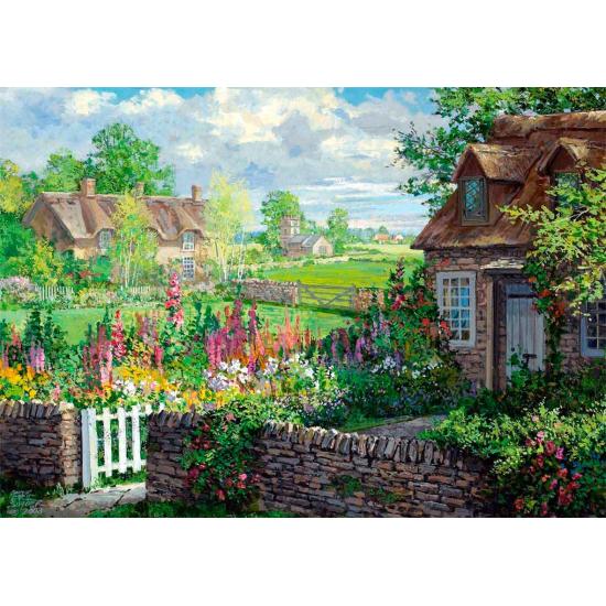 Casas de campo românticas Puzzle de falcão 2 x 500 peças