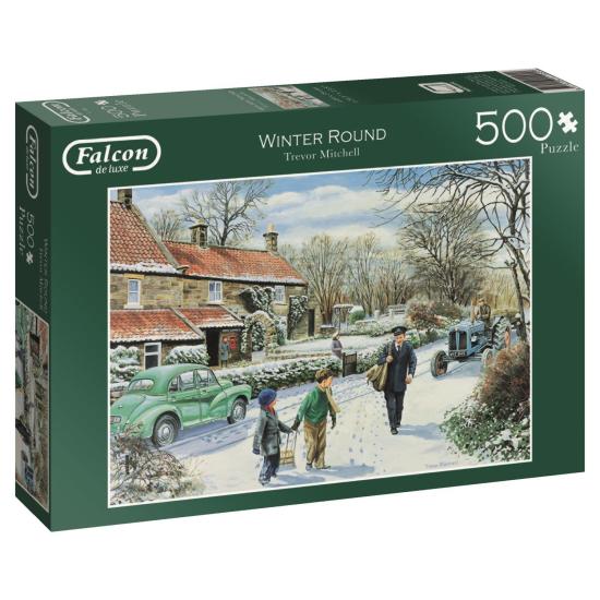 Puzzle Falcon Over Winter 500 Peças
