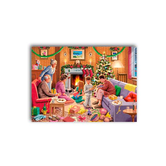 Puzzle de Natal em Família Falcão 4 x 1000 Pc