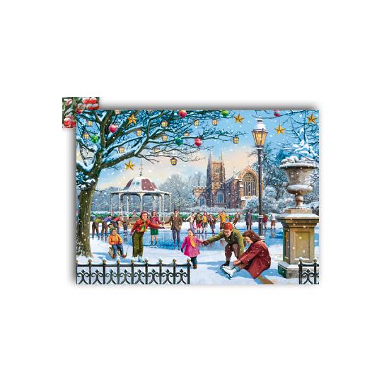 Puzzle de Natal em Família Falcão 4 x 1000 Pc