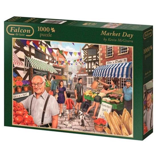 Puzzle Falcon Um Dia no Mercado 1000 Peças