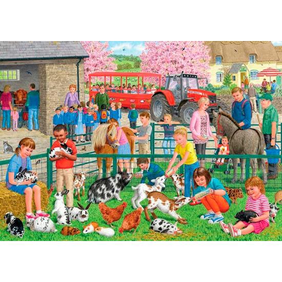 Puzzle Falcon Um Dia na Fazenda 1000 Peças