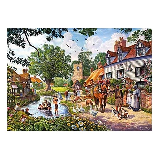 Puzzle Falcon Um Lindo Dia de Verão 2 x 1000 Peças