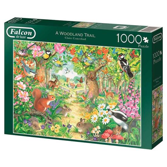 Puzzle Falcon A Forest Path 1000 peças