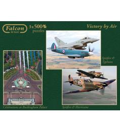 Puzzle Falcon Victory by Air 3 x 500 peças