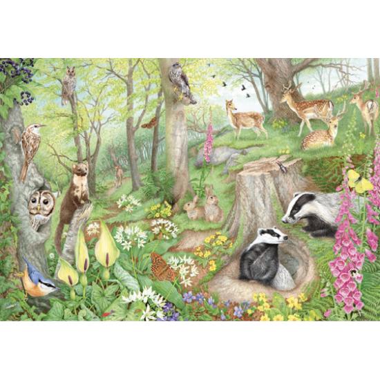 Puzzle Falcon Forest Wildlife 1000 peças Puzzle Falcon Forest Wildlife 1000 peças
