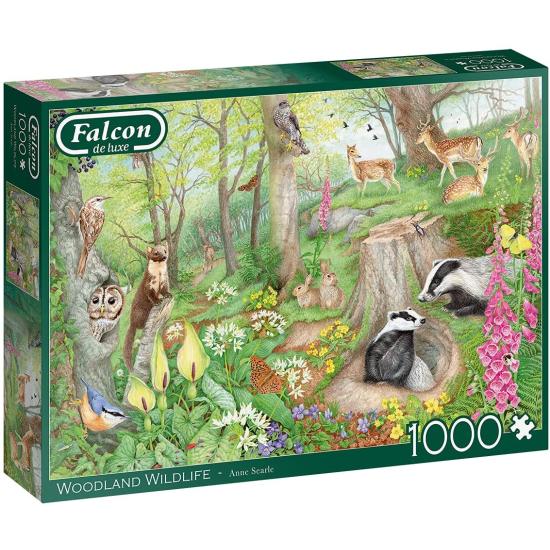 Puzzle Falcon Forest Wildlife 1000 peças Puzzle Falcon Forest Wildlife 1000 peças
