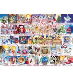 Alfabeto de Natal Gibsons 1000 peças Puzzle