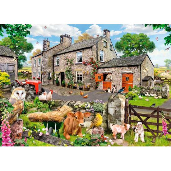 Puzzle Gibsons Farm Friends 1000 peças