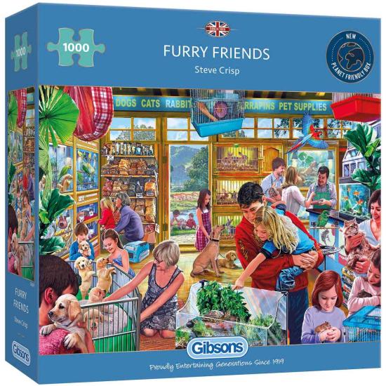 Puzzle Gibsons Furry Friends 1000 peças