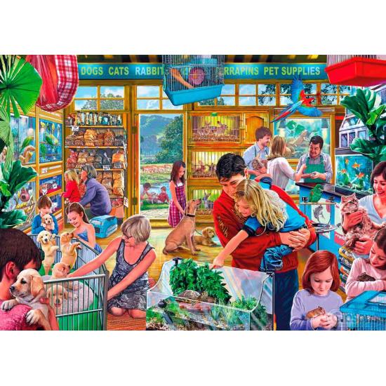 Puzzle Gibsons Furry Friends XXL 500 peças