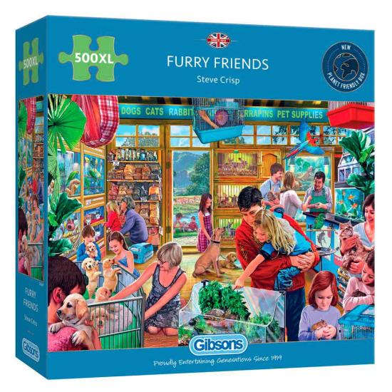 Puzzle Gibsons Furry Friends XXL 500 peças