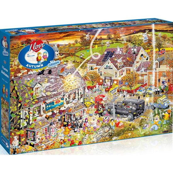 Puzzle Gibsons Love for Autumn 1000 peças