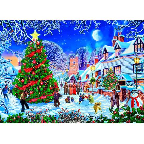Puzzle Gibsons Christmas Tree Village 500 peças XXL