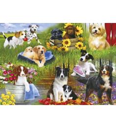 Cachorros brincalhões Gibsons 500 peças Puzzle