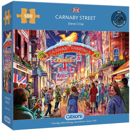 Gibsons Carnaby Street no Natal 500 peças Puzzle