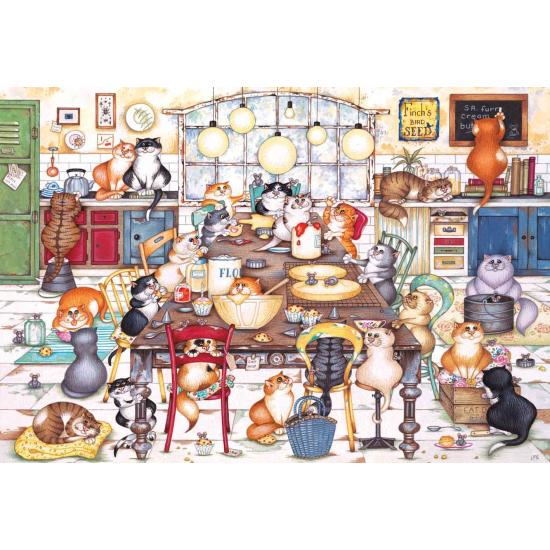 Puzzle Gibsons Cat Biscuit Club 500 peças