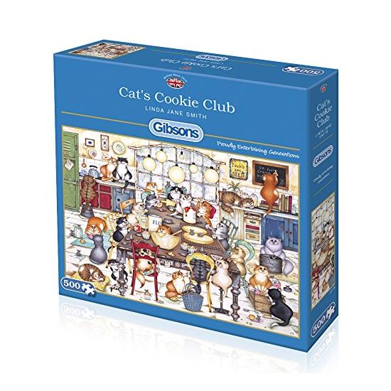 Puzzle Gibsons Cat Biscuit Club 500 peças