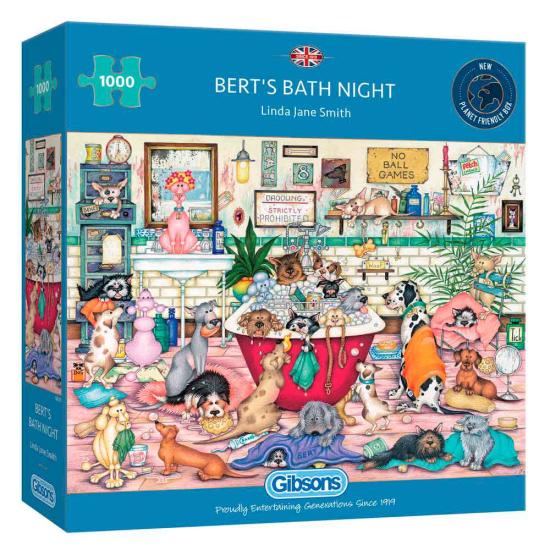 Puzzle Gibsons The Pet Bath 1000 Peças