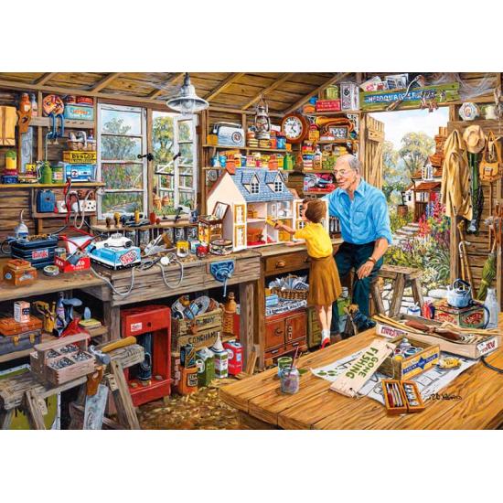 Puzzle de 1000 peças Gibsons Grandpa's Workshop