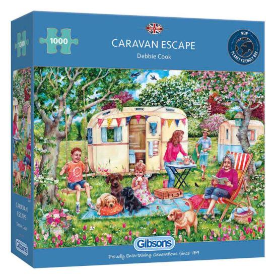 Gibsons Getaway com o Puzzle de 1000 peças Caravan