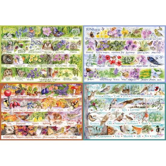 Puzzle Gibsons Forest Seasons 2000 peças
