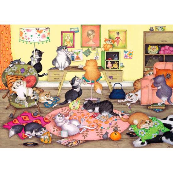 Puzzle Gibsons Cat Party 1000 peças