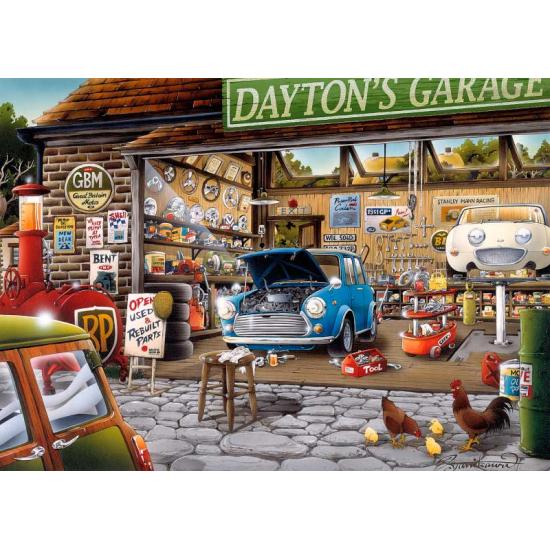 Puzzle Gibsons Garage Dayton 1000 peças