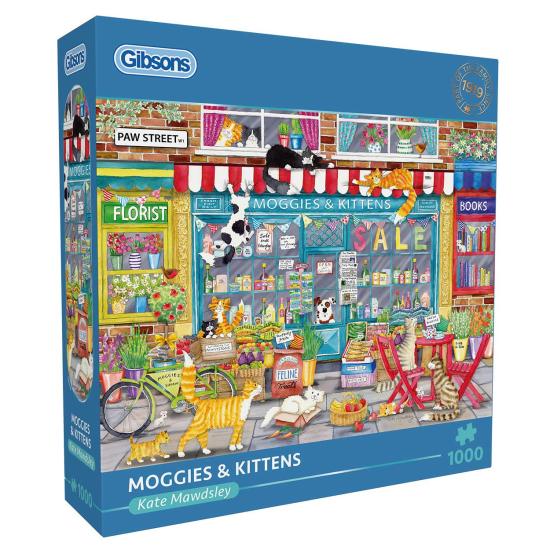 Puzzle Gibsons Gatos E Gatinhos 1000 peças