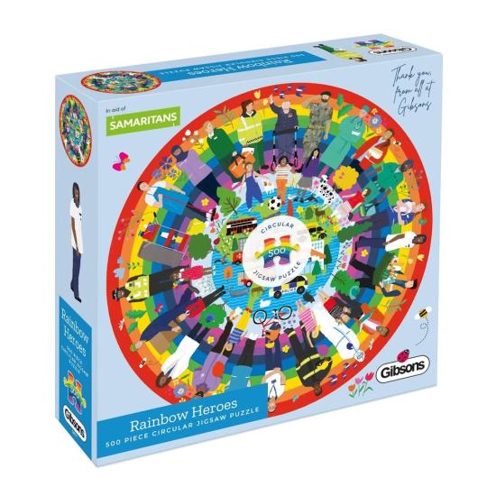 Puzzle Gibsons Rainbow Heroes 500 peças