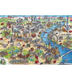 Puzzle Gibsons London Landmarks de 500 peças