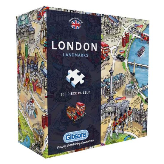 Puzzle Gibsons London Landmarks de 500 peças