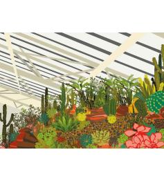 Puzzle Gibsons Cactus Greenhouse 500 peças