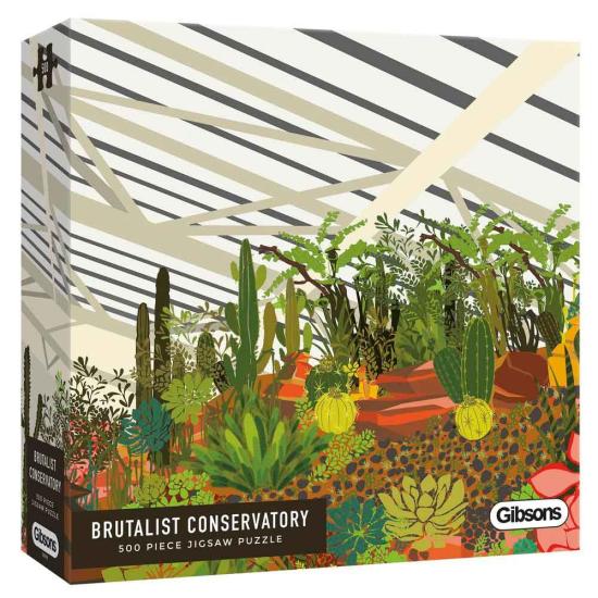 Puzzle Gibsons Cactus Greenhouse 500 peças