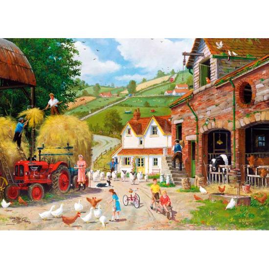 Puzzle Gibsons Teatime on the Farm 500 peças