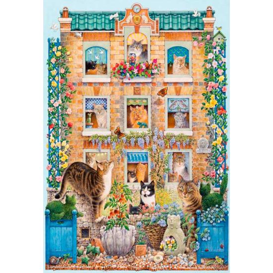 Puzzle Gibsons The Cat Mansion 500 peças
