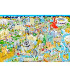 Puzzle Gibsons London From Above 500 peças