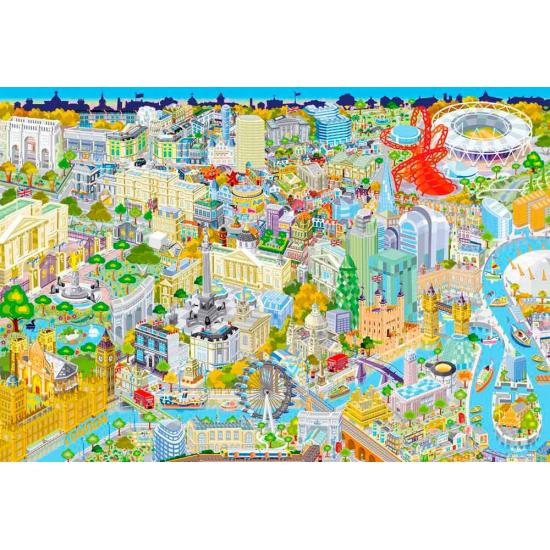 Puzzle Gibsons London From Above 500 peças