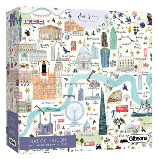 Puzzle Gibsons London Map 1000 Peças