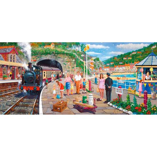 Gibsons Sea and Train Puzzle 636 Peças