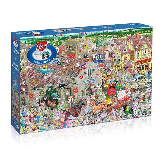 Puzzle Gibsons Eu amo casamentos 1000 peças