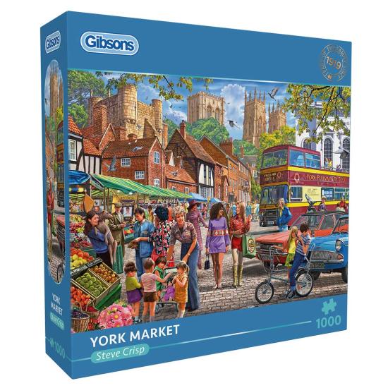 Puzzle Gibsons Mercado De York 1000 peças