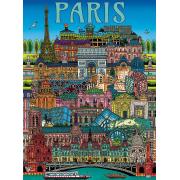 Puzzle Gibsons Paisagem Urbana De Paris 500 peças