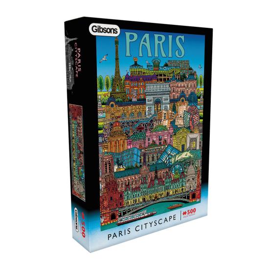 Puzzle Gibsons Paisagem Urbana De Paris 500 peças