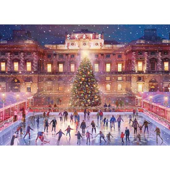 Gibsons patinando ao pôr do sol Puzzle de 500 peças