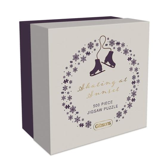 Gibsons patinando ao pôr do sol Puzzle de 500 peças