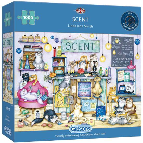 Puzzle Gibsons Cat Perfume 1000 Peças