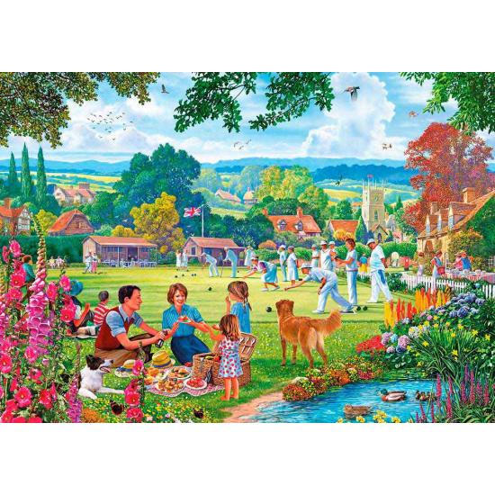 Gibsons Petanca by the Stream 500 Piece Puzzle